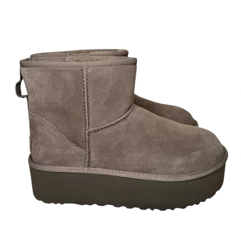 UGG‎ Classic Mini Platform Boots Smoke Plume Women's Size 11